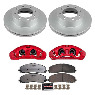 PowerStop® - Z36 Extreme Plain Front Brake Kit with Calipers