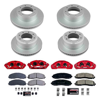 PowerStop® - Z23 Evolution Sport Plain Brake Kit with Calipers