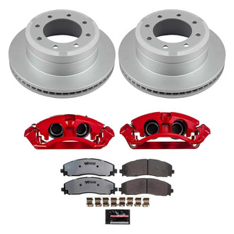 PowerStop® - Z36 Extreme Plain Rear Brake Kit with Calipers