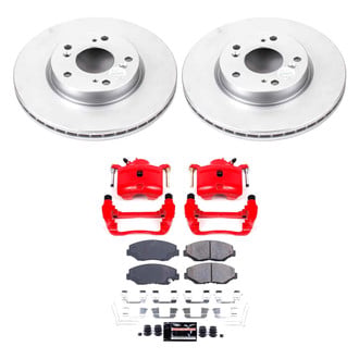 PowerStop® - Z23 Evolution Sport Plain Front Brake Kit with Calipers