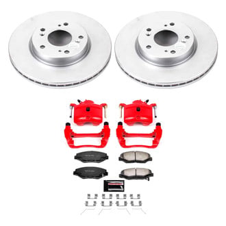 PowerStop® - Z36 Extreme Plain Front Brake Kit with Calipers