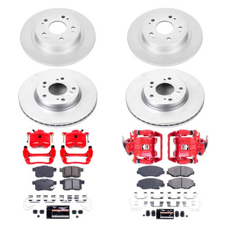 PowerStop® - Z23 Evolution Sport Plain Front and Rear Brake Kit with Calipers