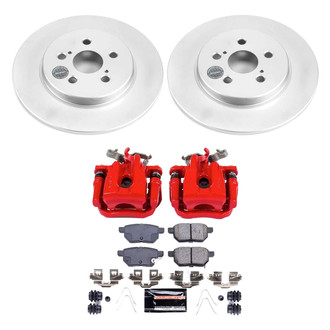 PowerStop® - Z23 Evolution Sport Plain Rear Brake Kit with Calipers