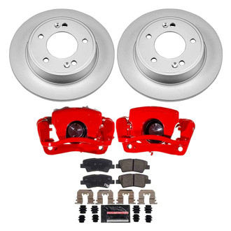 PowerStop® - Z23 Evolution Sport Plain Rear Brake Kit with Calipers