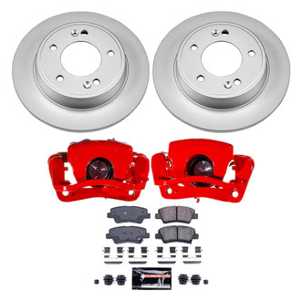 PowerStop® - Z23 Evolution Sport Plain Rear Brake Kit with Calipers