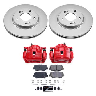 PowerStop® - Z23 Evolution Sport Plain Front Brake Kit with Calipers