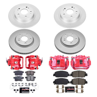 PowerStop® - Z23 Evolution Sport Plain Front and Rear Brake Kit with Calipers