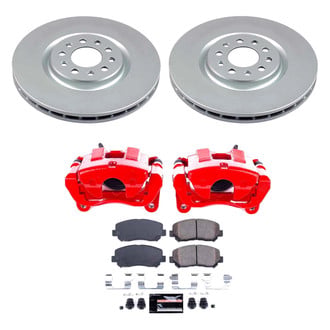 PowerStop® - Z23 Evolution Sport Plain Front Brake Kit with Calipers