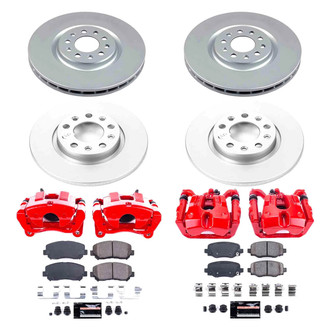 PowerStop® - Z23 Evolution Sport Plain Front and Rear Brake Kit with Calipers