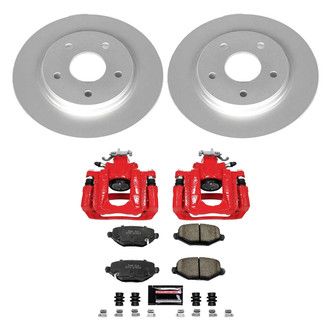PowerStop® - Z23 Evolution Sport Plain Rear Brake Kit with Calipers