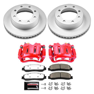 PowerStop® - Z36 Extreme Plain Front Brake Kit with Calipers