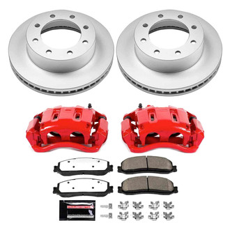 PowerStop® - Z36 Extreme Plain Front Brake Kit with Calipers