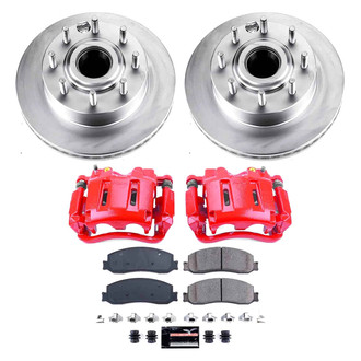 PowerStop® - Z23 Evolution Sport Plain Front Brake Kit with Calipers