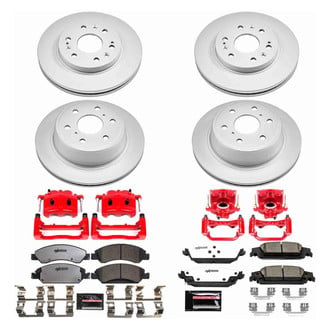 PowerStop® - Z36 Extreme Plain Front and Rear Brake Kit with Calipers