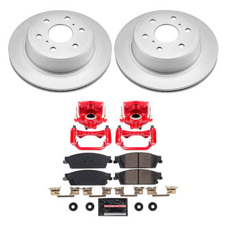 PowerStop® - Z23 Evolution Sport Plain Rear Brake Kit with Calipers