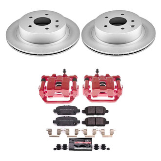 PowerStop® - Z23 Evolution Sport Plain Rear Brake Kit with Calipers