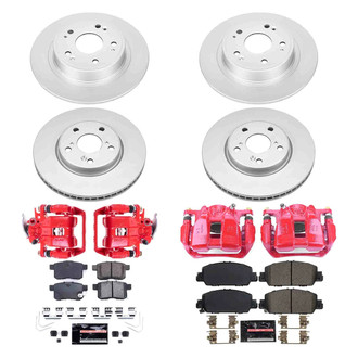 PowerStop® - Z23 Evolution Sport Plain Front and Rear Brake Kit with Calipers