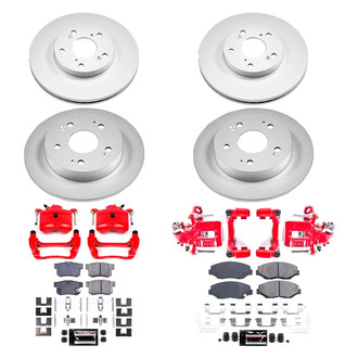 PowerStop® - Z23 Evolution Sport Plain Front and Rear Brake Kit with Calipers