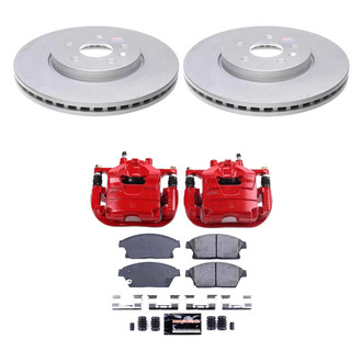 PowerStop® - Z23 Evolution Sport Plain Front Brake Kit with Calipers