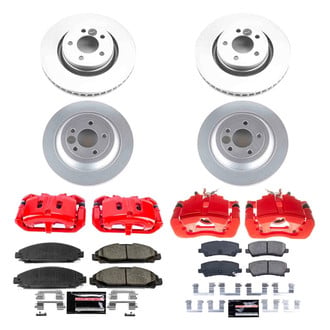 PowerStop® - Z23 Evolution Sport Plain Front and Rear Brake Kit with Calipers