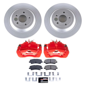 PowerStop® - Z23 Evolution Sport Plain Rear Brake Kit with Calipers