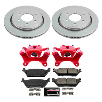 PowerStop® - Z23 Evolution Sport Plain Rear Brake Kit with Calipers