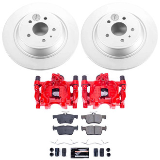 PowerStop® - Z23 Evolution Sport Plain Rear Brake Kit with Calipers