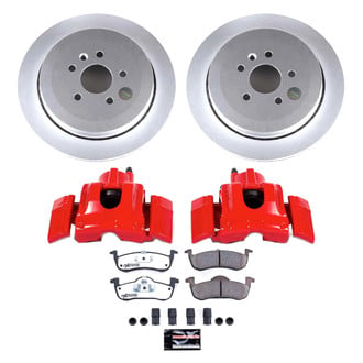 PowerStop® - Z36 Extreme Plain Rear Brake Kit with Calipers