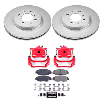PowerStop® - Z23 Evolution Sport Plain Front Brake Kit with Calipers