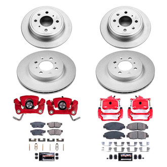 PowerStop® - Z23 Evolution Sport Plain Front and Rear Brake Kit with Calipers