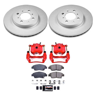 PowerStop® - Z23 Evolution Sport Plain Front Brake Kit with Calipers