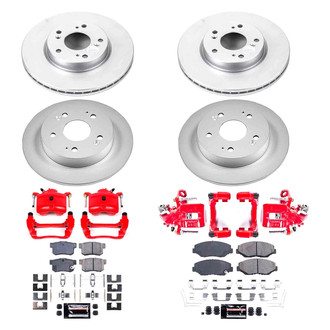 PowerStop® - Z23 Evolution Sport Plain Front and Rear Brake Kit with Calipers