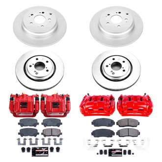 PowerStop® - Z23 Evolution Sport Plain Front and Rear Brake Kit with Calipers