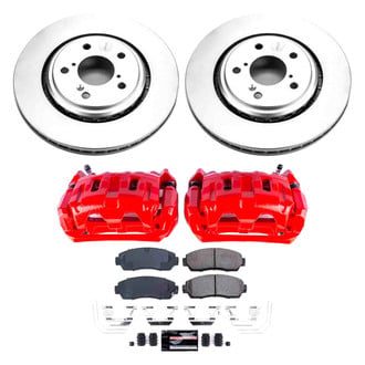 PowerStop® - Z23 Evolution Sport Plain Front Brake Kit with Calipers