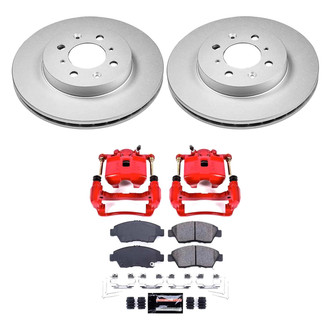 PowerStop® - Z23 Evolution Sport Plain Front Brake Kit with Calipers