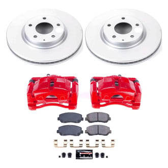 PowerStop® - Z23 Evolution Sport Plain Front Brake Kit with Calipers