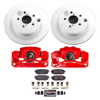 PowerStop® - Z23 Evolution Sport Plain Rear Brake Kit with Calipers