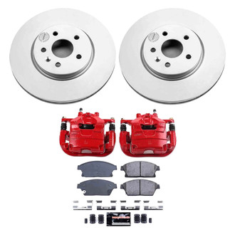 PowerStop® - Z23 Evolution Sport Plain Front Brake Kit with Calipers