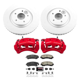 PowerStop® - Z23 Evolution Sport Plain Front Brake Kit with Calipers