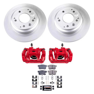 PowerStop® - Z23 Evolution Sport Plain Rear Brake Kit with Calipers