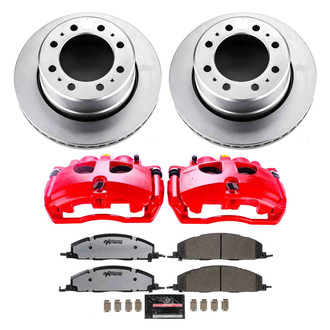 PowerStop® - Z36 Extreme Plain Rear Brake Kit with Calipers