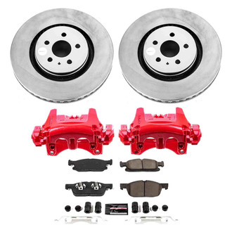 PowerStop® - Z23 Evolution Sport Plain Front Brake Kit with Calipers