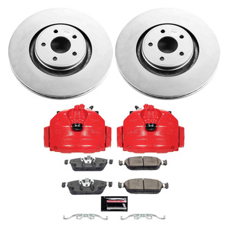 PowerStop® - Z23 Evolution Sport Plain Front Brake Kit with Calipers
