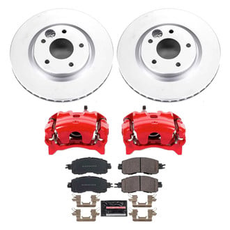 PowerStop® - Z23 Evolution Sport Plain Front Brake Kit with Calipers