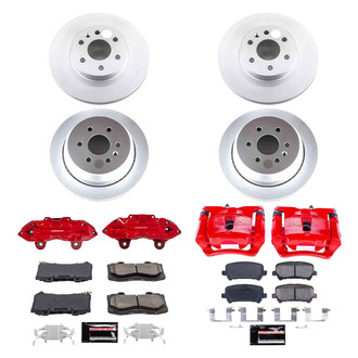 PowerStop® - Z23 Evolution Sport Plain Front and Rear Brake Kit with Calipers