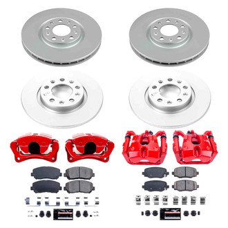 PowerStop® - Z23 Evolution Sport Plain Front and Rear Brake Kit with Calipers