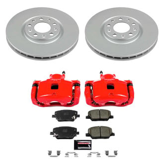 PowerStop® - Z23 Evolution Sport Plain Front Brake Kit with Calipers