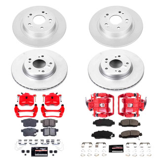 PowerStop® - Z23 Evolution Sport Plain Front and Rear Brake Kit with Calipers