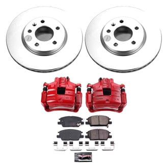 PowerStop® - Z23 Evolution Sport Plain Front Brake Kit with Calipers