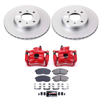 PowerStop® - Z23 Evolution Sport Plain Front Brake Kit with Calipers